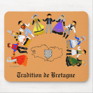 Mousepad Tradição de Bretagne, França