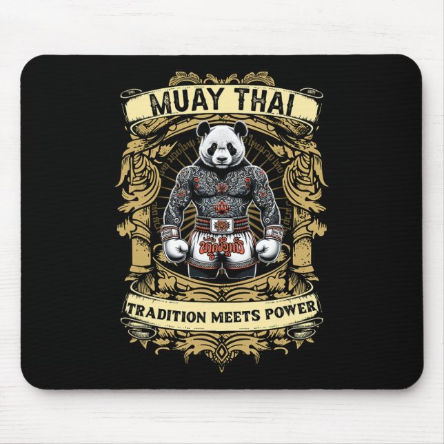 Mousepad Tradição Encontra Poder - Kickboxing E Muay Thai P (Frente)