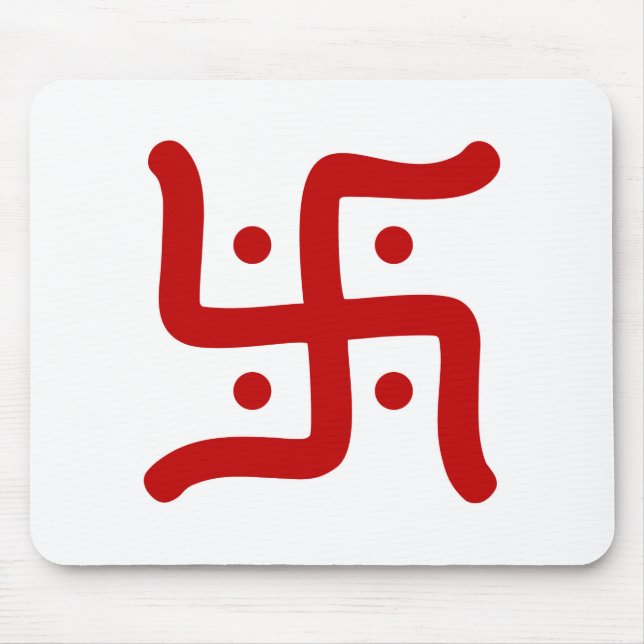 Mousepad tradicional hindu swastika, índio, símbolo religio (Frente)