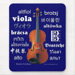 Mousepad Traduções da viola