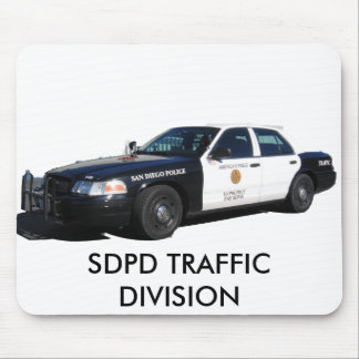 Mousepad Tráfego Slicktop, DIVISÃO de TRÁFEGO de SDPD