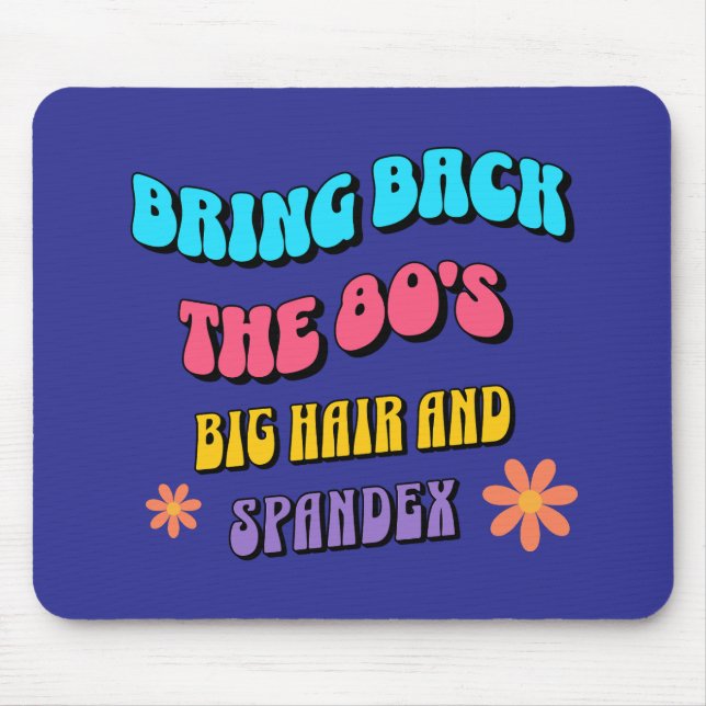 Mousepad Traga de volta os anos 80 (Frente)