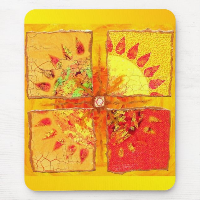 Mousepad Traga para trás o cartão de Sun (Frente)