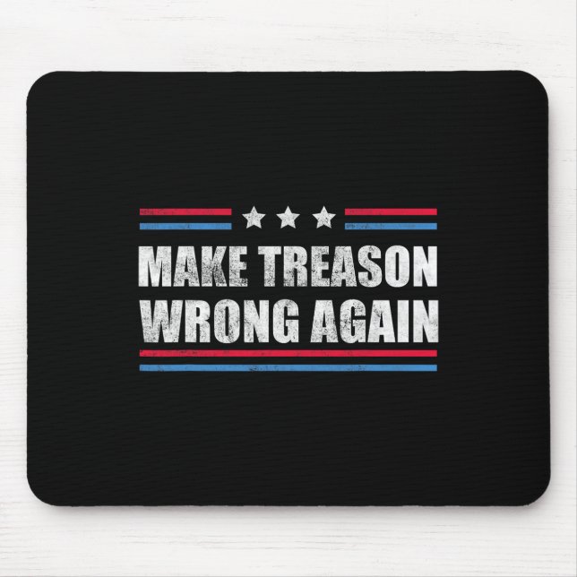 Mousepad Traição Errada Mais Uma Vez, Resistência Política  (Frente)