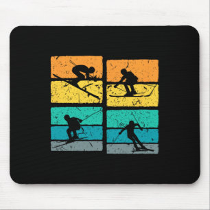 Mousepad Traje De Esqui Retroativo Para Esquiadores