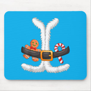 Mousepad Traje de Fantasia de Natal Casal de Natal Hallowee