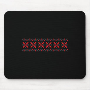 Mousepad Traje Nacional Ucraniano Bordado Vyshyvanka