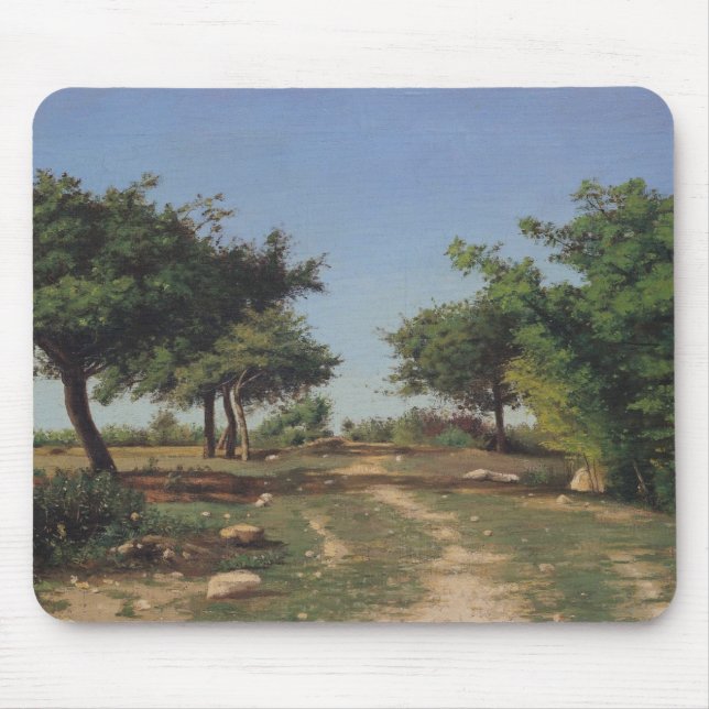 Mousepad Trajeto através das árvores de maçãs (Frente)