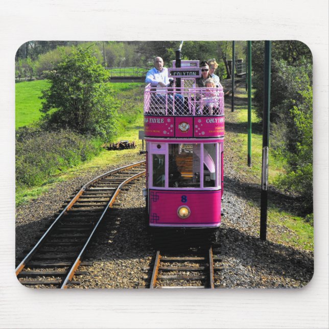 Mousepad Trama rosa no local de passagem (Frente)