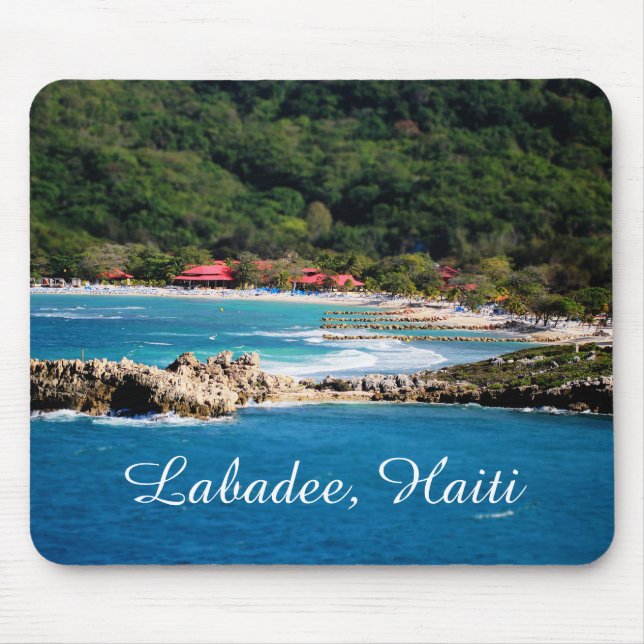 Mousepad Tranquil Island Paradise Labadee Haiti (Frente)