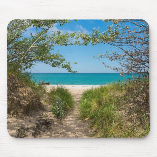 Mousepad Tranquilidade do Lago Michigan (Frente)