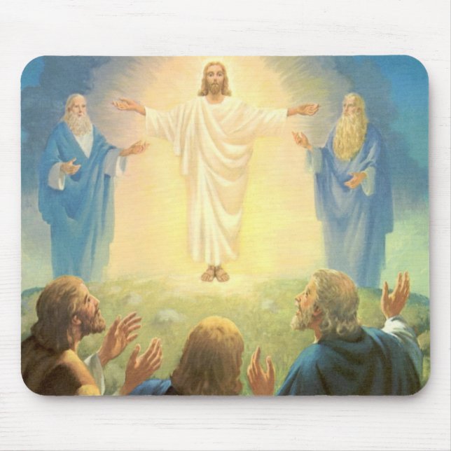 Mousepad Transfiguração de Jesus Cristo, Religião Vintage (Frente)