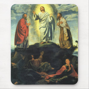 Mousepad Transfiguração por Giovanni Girolamo Savoldo