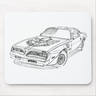 Mousepad Transporte Am 1977 de Pontiac Firebird