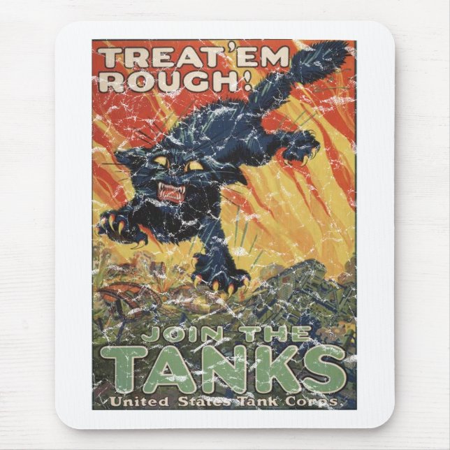 Mousepad Tratado 'Em Rough-1918 - angustiado (Frente)