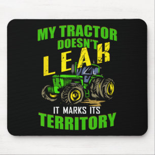 Mousepad Trator Engraçado - Meu Trator não vaza