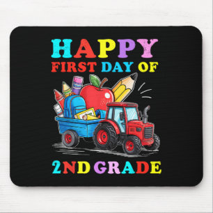 Mousepad Trator Feliz Primeiro Dia Da 2ª Série De Volta à E