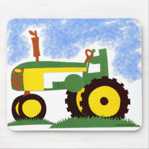 Mousepad Trator sob o céu azul