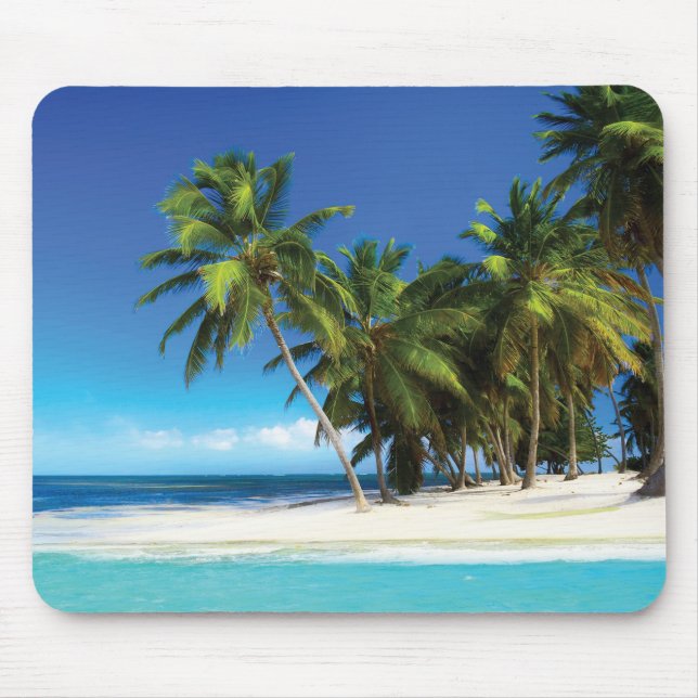 Mousepad Travesseiro decorativo de praia exótico (Frente)