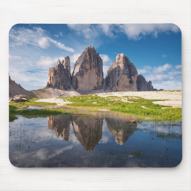 Mousepad Tre Cime di Lavaredo/Drei Zinnen Dolomite mountain (Frente)