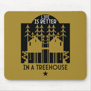 Mousepad Treehouse Playhouse De Volta À Escola