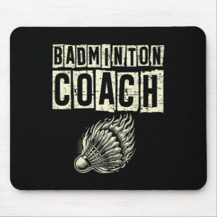 Mousepad Treinador de Badminton Raquete de Peteca