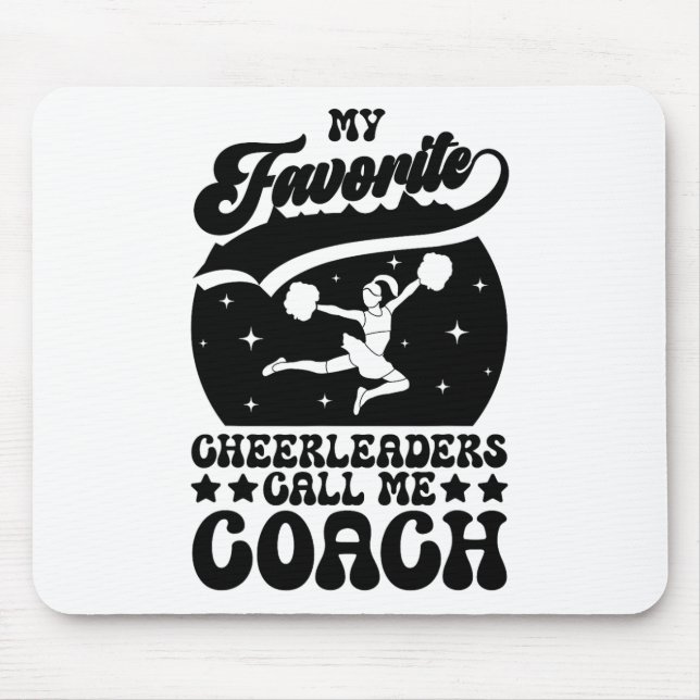 Mousepad Treinador de Cheerleading _8 (Frente)