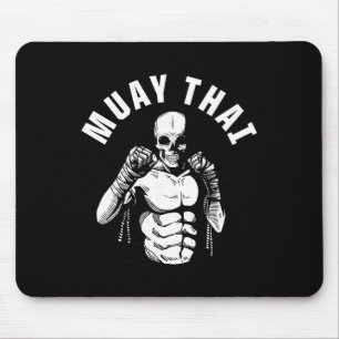 Mousepad Treinador de Clube de MMA Lutador de Esqueleto de 