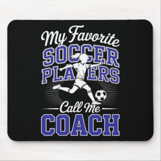 Mousepad Treinador de Futebol Feminino Meus Jogadores de Fu