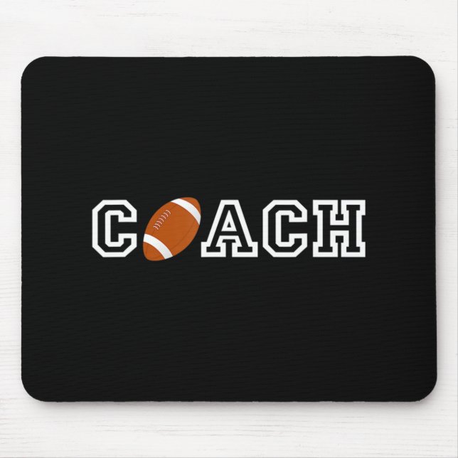 Mousepad Treinador de futebol T Apreciação presente para tr (Frente)