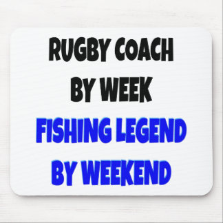 Mousepad Treinador de Râguebi de Legenda de Pesca