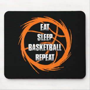 Mousepad Treinador do Jogador de Repetição de Basquete do S