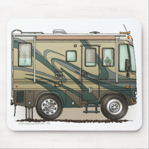 Mousepad Treinador grande bonito Motorhome do campista