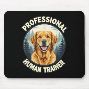 Mousepad Treinador Humano Profissional de Golden Retriever