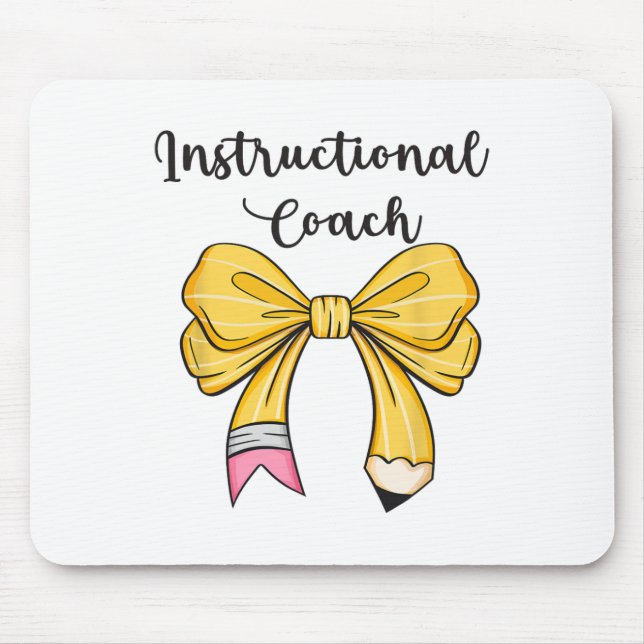 Mousepad Treinador Instrucional Engraçado De Volta à Escola (Frente)
