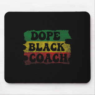 Mousepad Treinador Negro de Drogas História Negra Americana