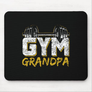 Mousepad Treinamento de Treino de Avô Academia Fitness Leva