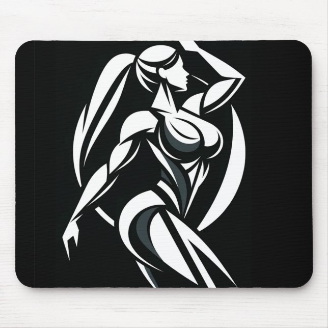 Mousepad Treinamento Personalizado de Fitness para Mulheres (Frente)