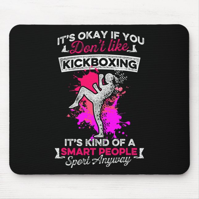 Mousepad Treino de Kickboxing Como Kick Boxing (Frente)