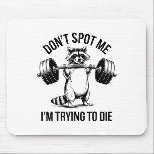 Mousepad Treino de musculação Não me ajude Estou tentando D