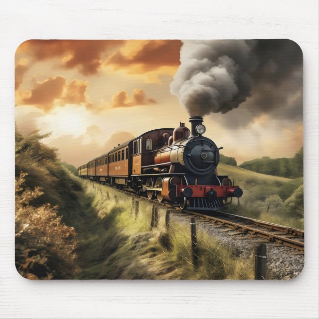 Mousepad Trem à Moda Antiga (Frente)