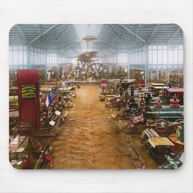 Mousepad Trem - Aquela nova cheirada de trem 1876 (Frente)