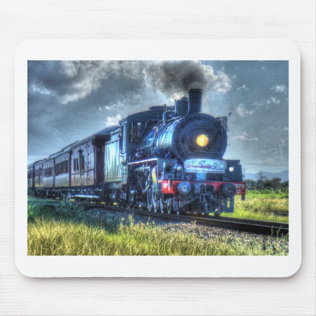 MOUSEPAD TREM AUSTRÁLIA DO VAPOR COM EFEITOS DA ARTE (Frente)
