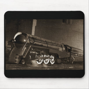 Mousepad Trem central do art deco do vintage de New York