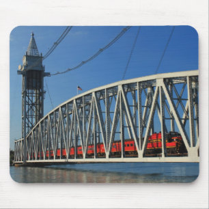 Mousepad Trem de ponte da estrada de ferro do canal de Cape