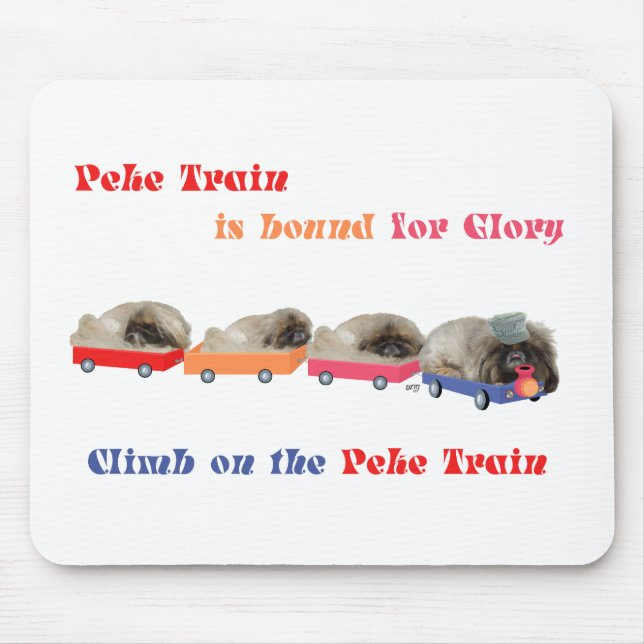Mousepad Trem Peke - Destino à Glória (Frente)