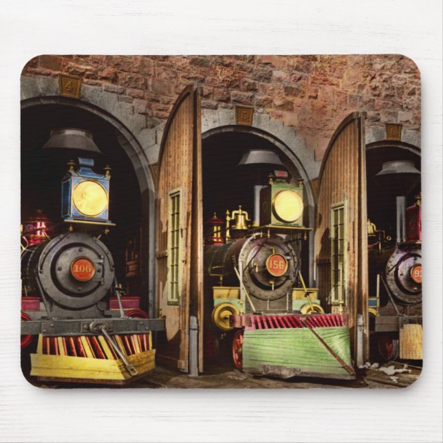 Mousepad Trem - Tecnologia de captura de vacas 1869 (Frente)
