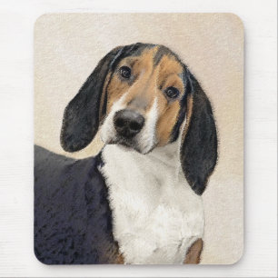 Mousepad Tremendo a pintura de Walker Coonhound - Arte Orig