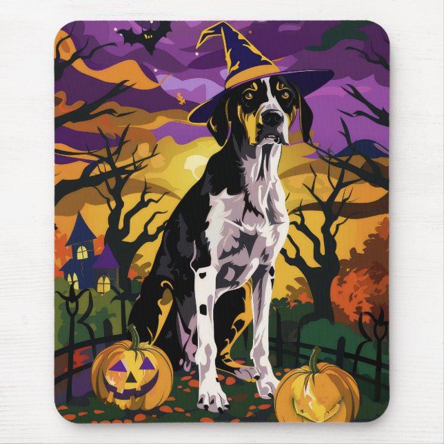 Mousepad Tremendo Pumpkin de Bruxas do Halloween de Walker  (Frente)