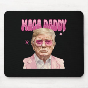 Mousepad Tremor Pink Sungles Maga Pai Engraçado Trump 2024